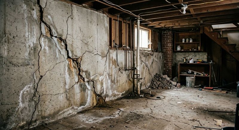 Basement Crack Repair in Holly Springs, NC