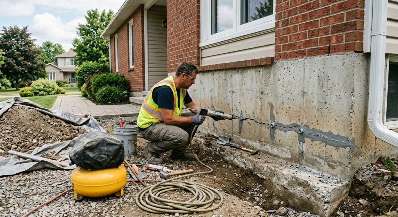 Basement Foundation Repair in Holly Springs, NC