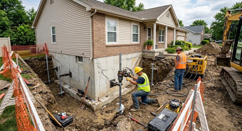 Building Foundation Repair in Knightdale, NC
