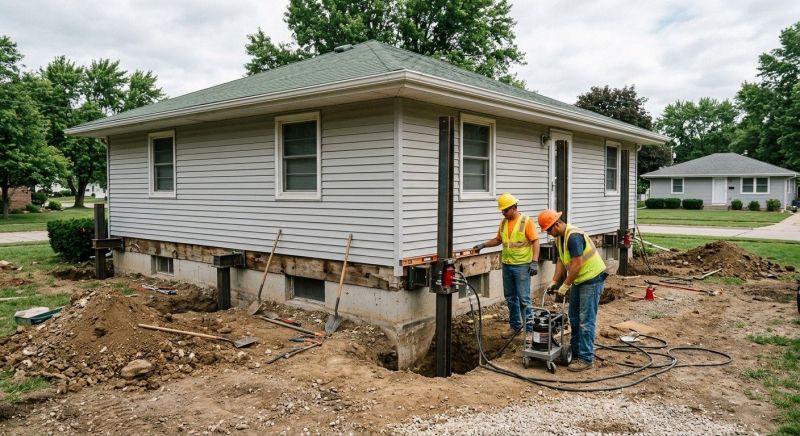 Concrete Foundation Leveling in Holly Springs, NC