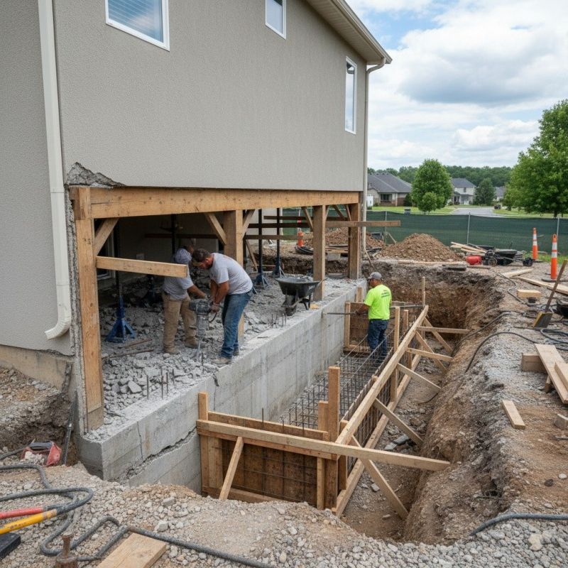 Concrete Foundation Repair in Apex, NC