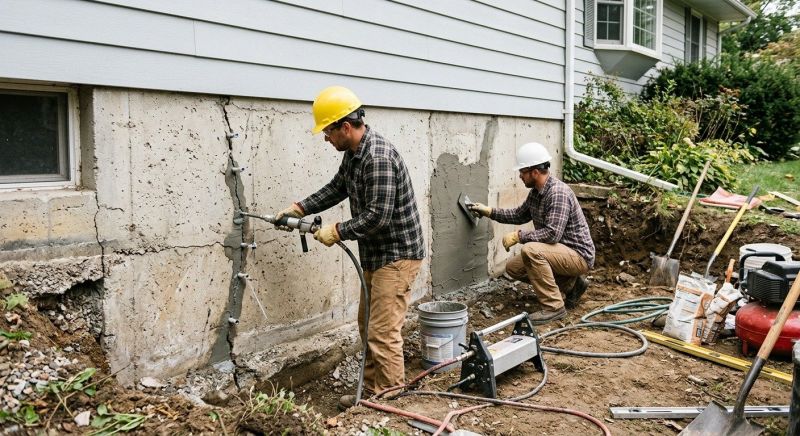 Concrete Foundation Repair in Broadway, NC