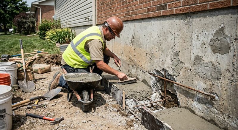 Concrete Foundation Repair in Johnston County, NC