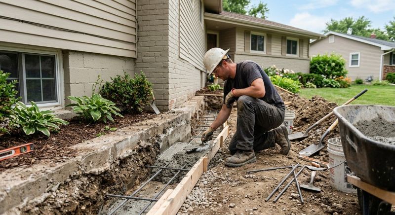 Concrete Foundation Repair in Pittsboro, NC
