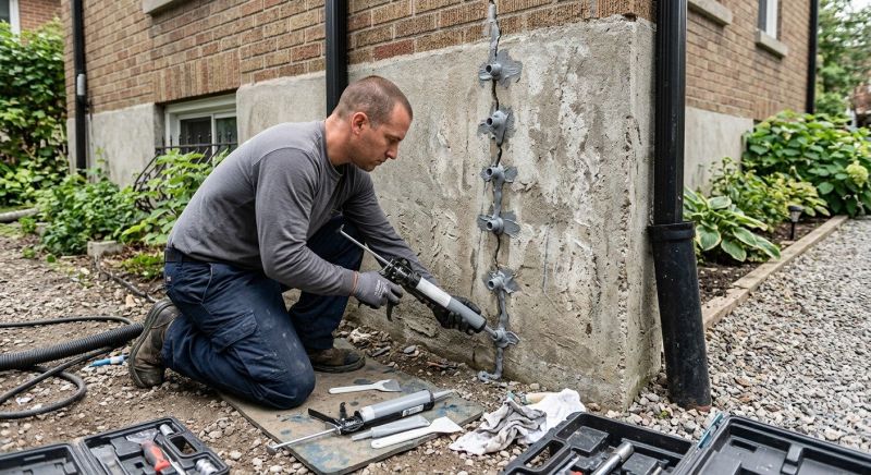 Cracked Basement Floor Repair in Holly Springs, NC
