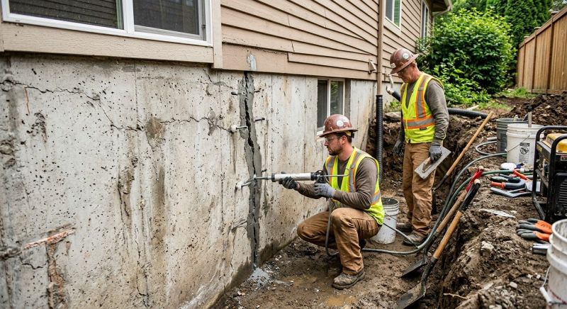 Cracked Foundation Repair in Chapel Hill, NC