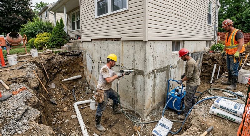 Cracked Foundation Repair in Harnett County, NC