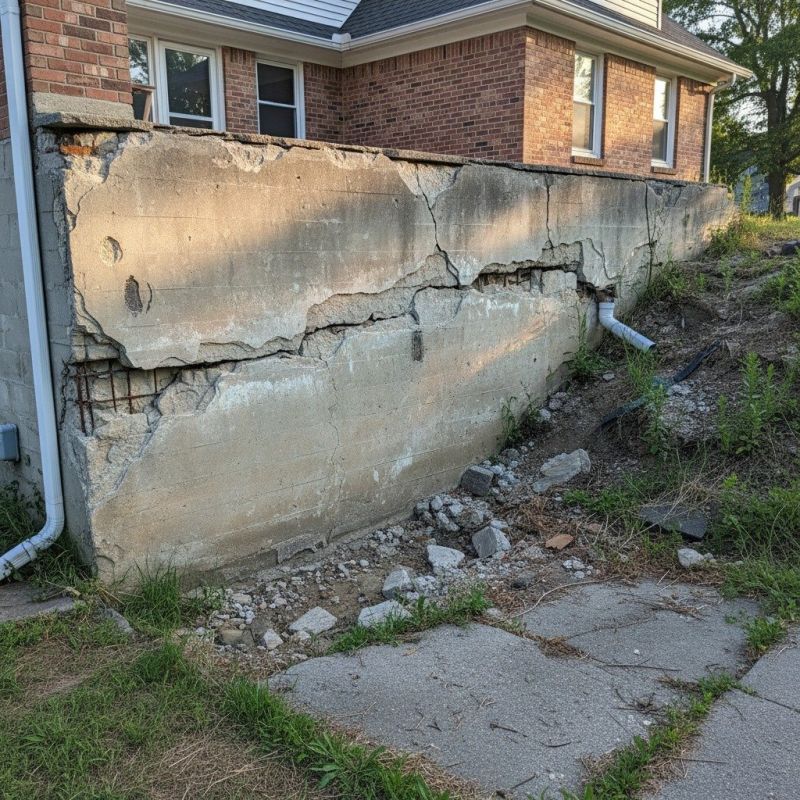 Cracked Foundation Repair in Wake County, NC