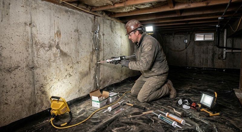 Crawl Space Leveling in Holly Springs, NC