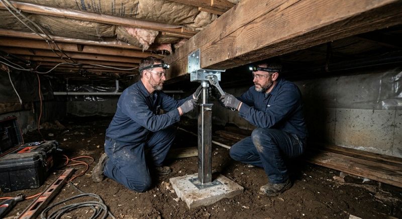 Crawlspace Foundation Repair in Fuquay Varina, NC