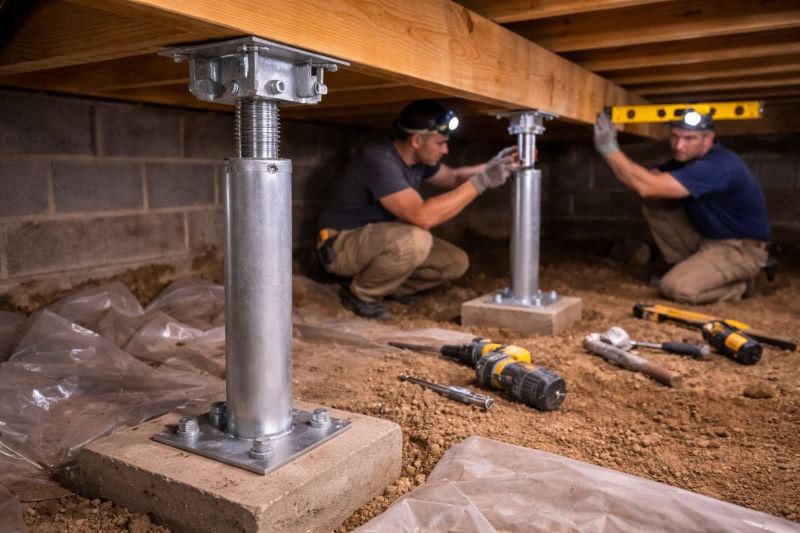 Crawlspace Structural Repair in Holly Springs, NC