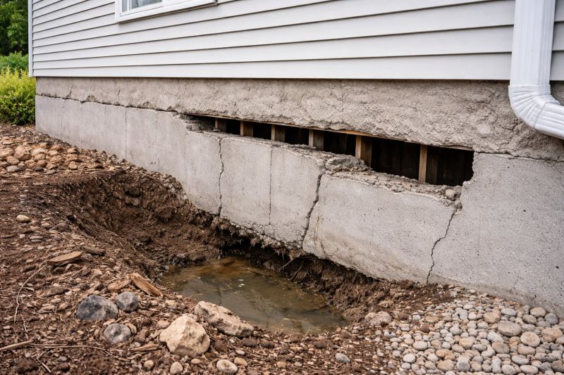 Foundation Damage Repair in Moncure, NC