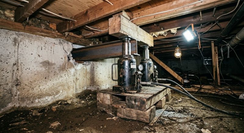 Foundation Jacking in Durham, NC