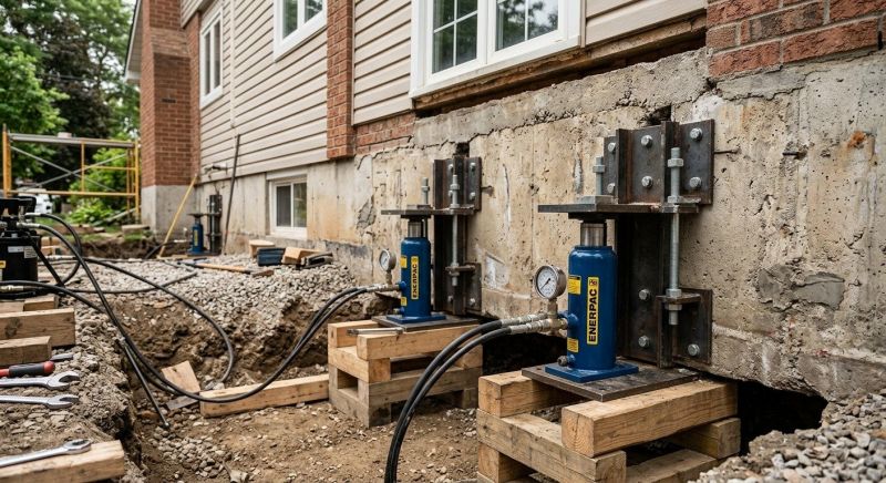 Foundation Jacking in Orange County, NC