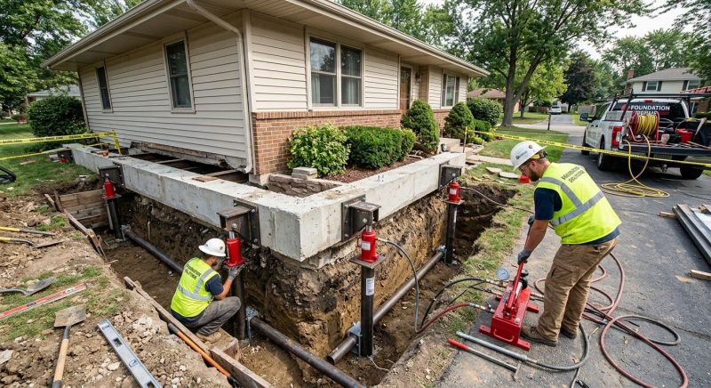 Foundation Jacking in Orange County, NC