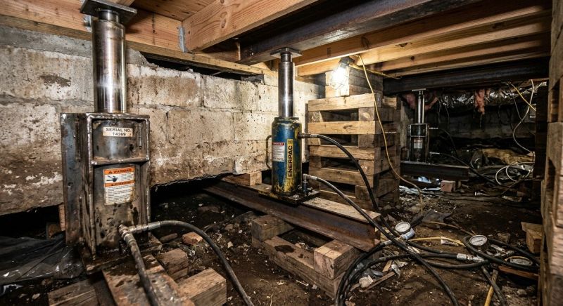 Foundation Jacking in Raleigh, NC