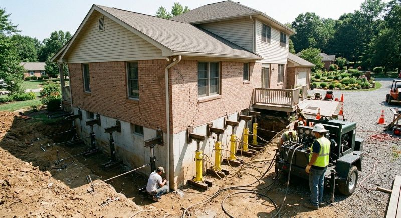 Foundation Jacking in Sanford, NC