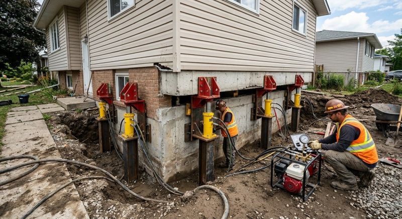 Foundation Lifting in Angier, NC