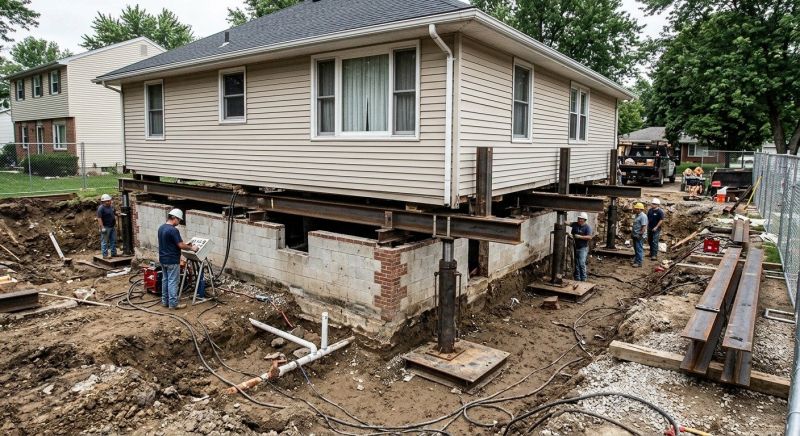 Foundation Lifting in Apex, NC