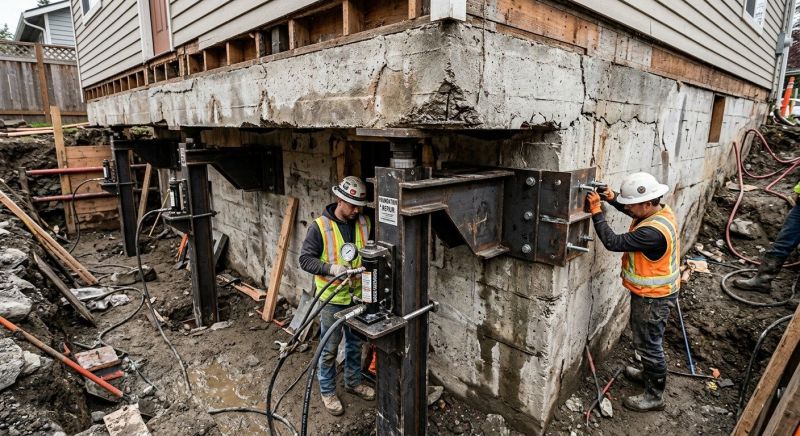 Foundation Lifting in Durham, NC