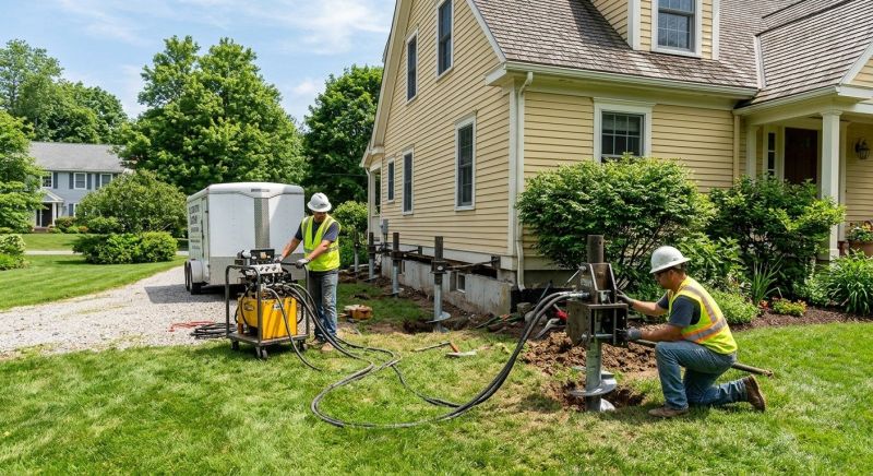 Foundation Lifting in Holly Springs, NC
