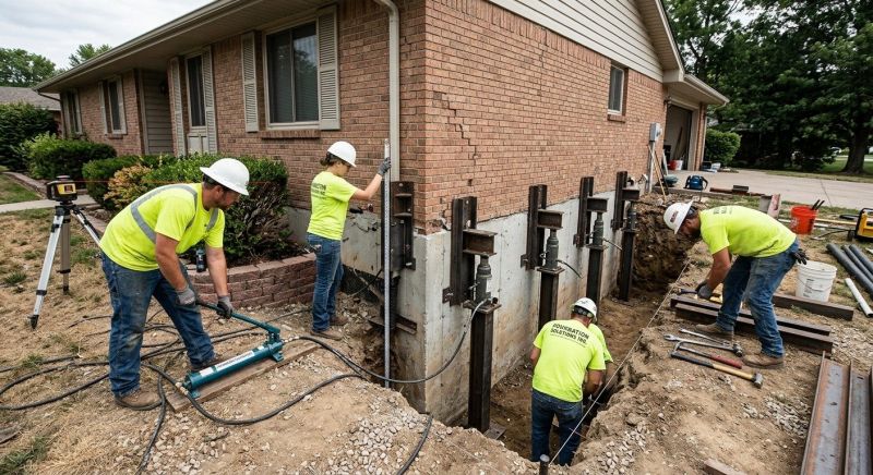 Foundation Lifting in Moncure, NC