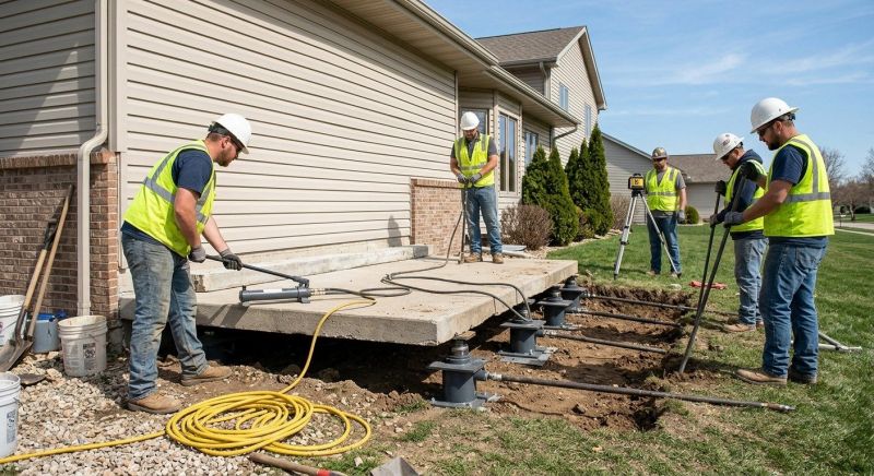Foundation Lifting in Morrisville, NC