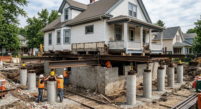 Foundation Raising in Broadway, NC