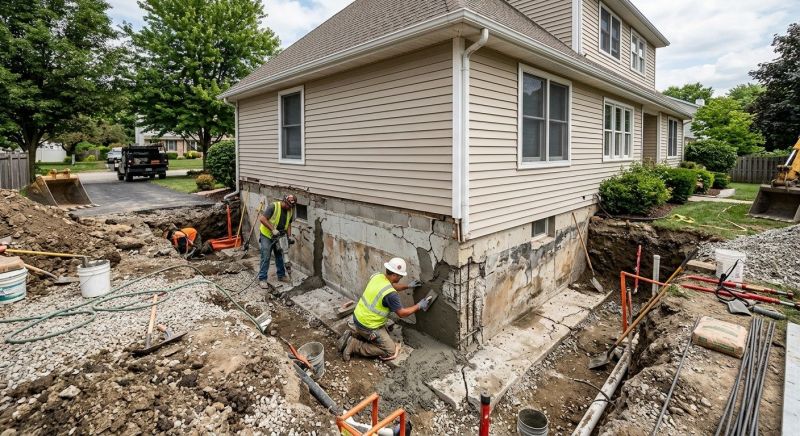 Foundation Restoration in Holly Springs, NC