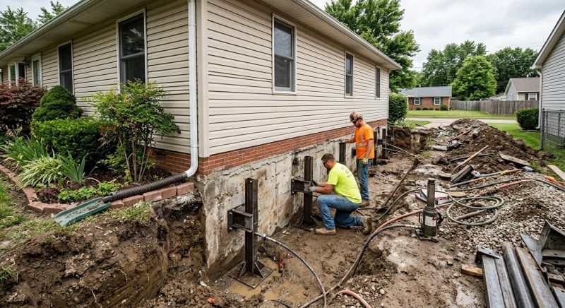 Foundation Stabilizing in Broadway, NC