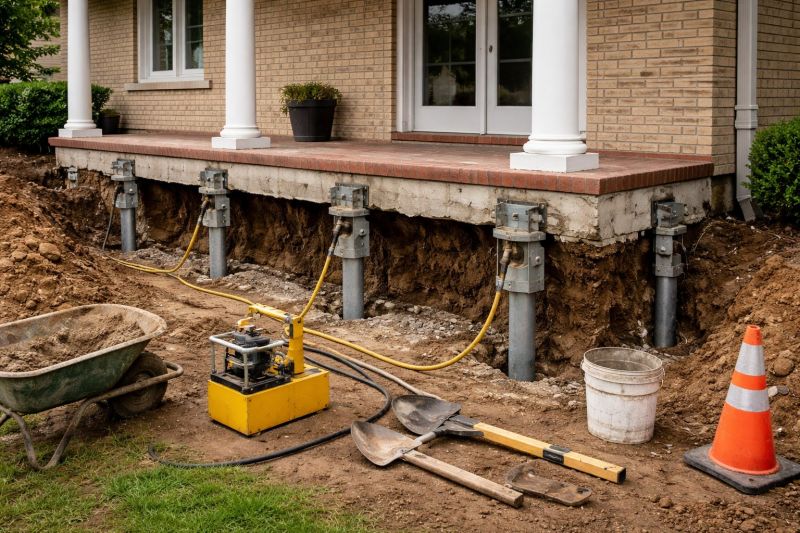 Foundation Stabilizing in Carrboro, NC