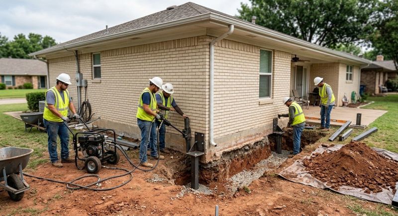 Foundation Stabilizing in Johnston County, NC