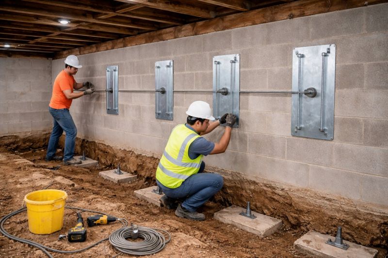 Foundation Stabilizing in Pittsboro, NC