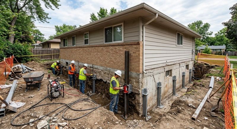 Foundation Strengthening in Holly Springs, NC