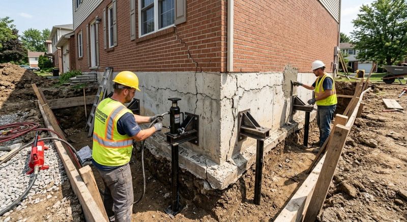 Foundation Structural Repair in Johnston County, NC