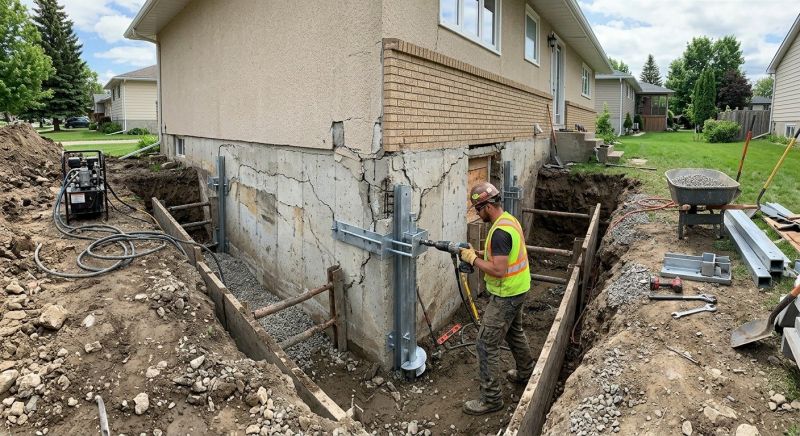 Foundation Structural Repair in Holly Springs, NC
