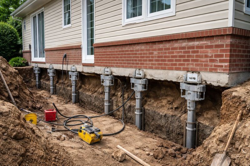 Foundation Underpinning in Holly Springs, NC