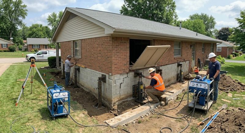 Home Foundation Leveling in Wake County, NC