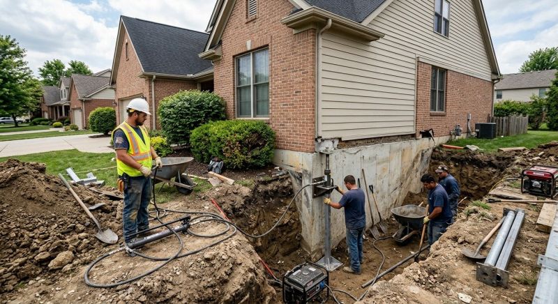 Home Foundation Repair in Johnston County, NC