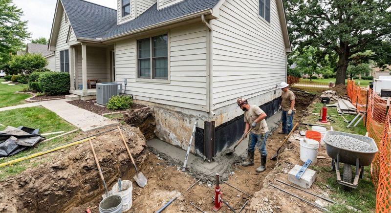 House Foundation Repair in Carrboro, NC