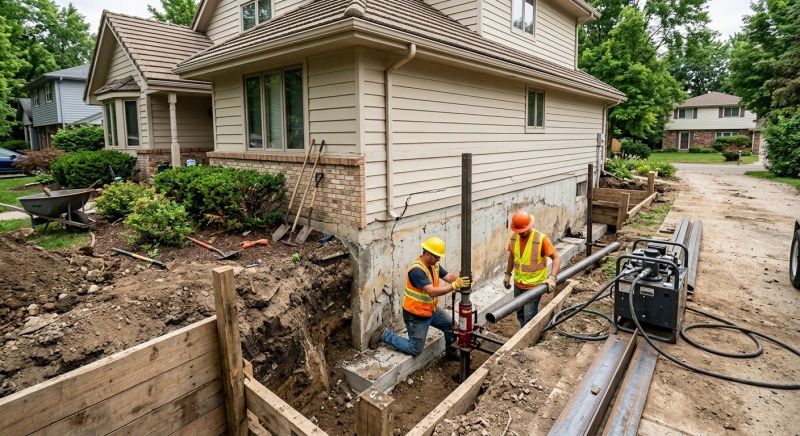 House Foundation Repair in Garner, NC