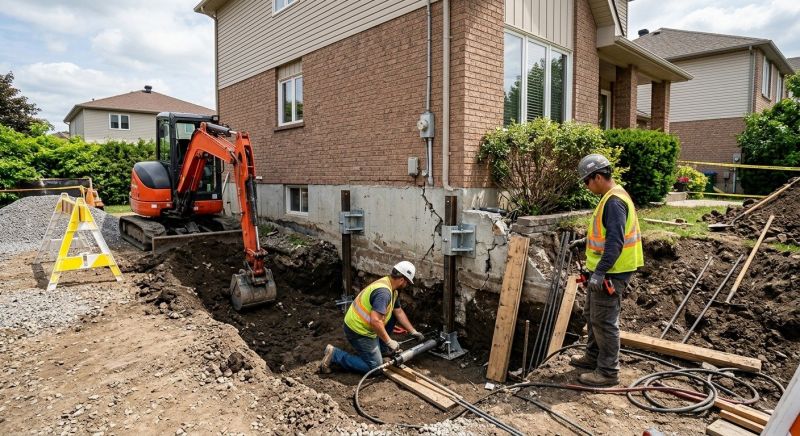 House Foundation Repair in Moncure, NC