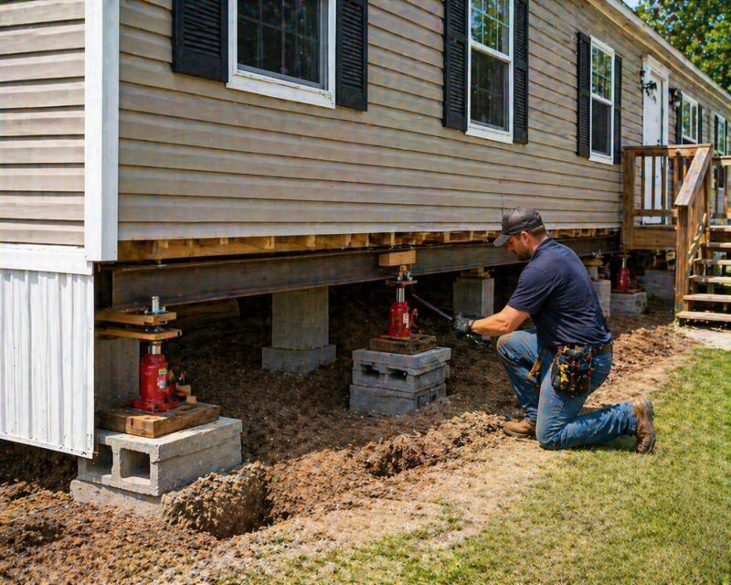House Leveling in Johnston County, NC