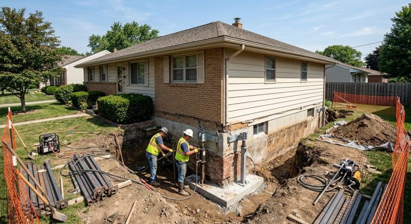 House Underpinning in Holly Springs, NC