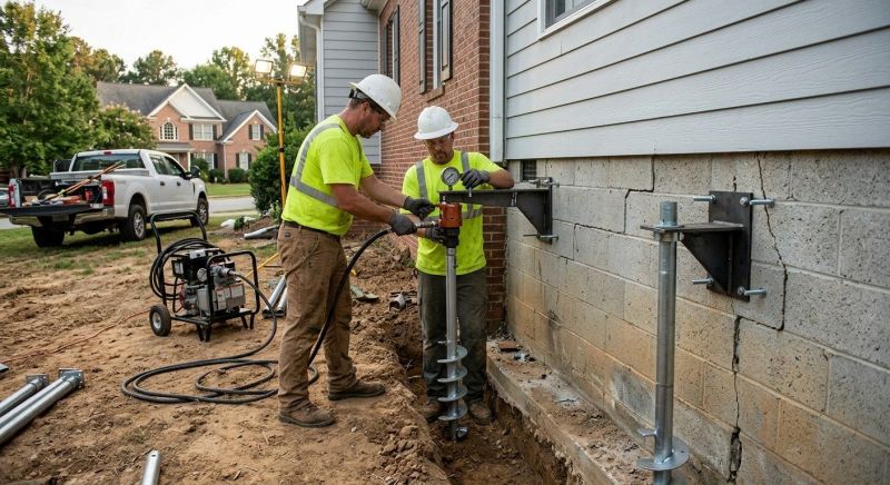 Piering Service in Holly Springs, NC