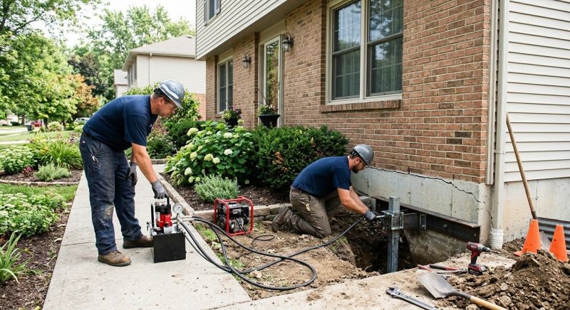 Settling Foundation Service in Angier, NC