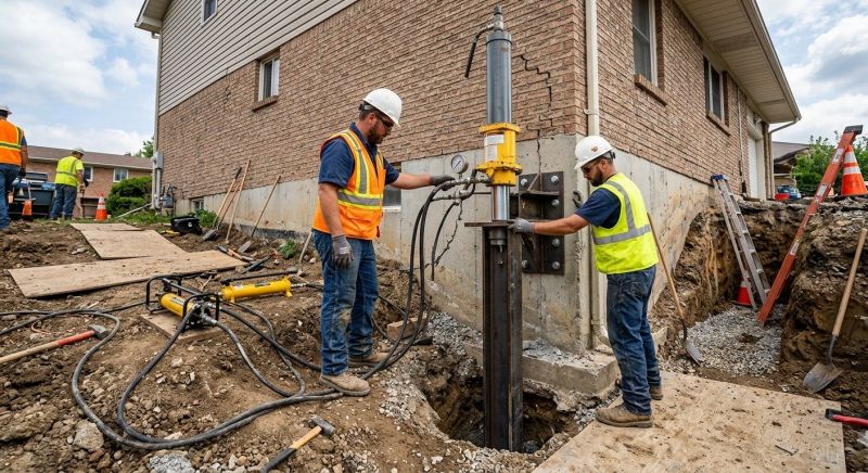 Settling Foundation Service in Johnston County, NC
