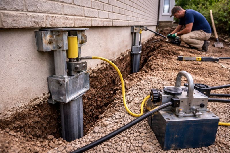 Sinking Foundation Repair in Orange County, NC
