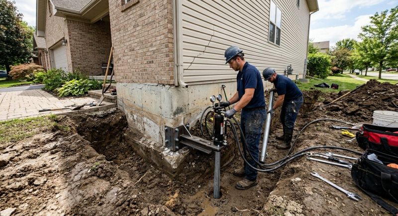 Settling Foundation Service in Broadway, NC